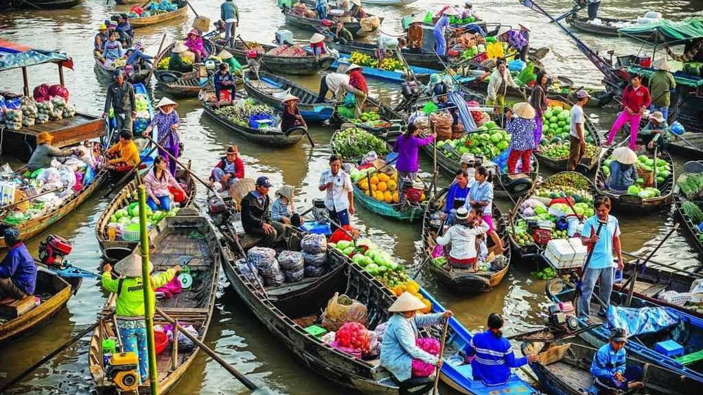 Du lịch Chợ nổi Ngã Bảy